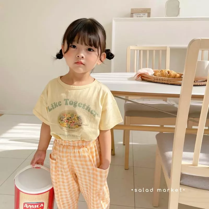 Salad Market - Korean Children Fashion - #childofig - Bobo Check Pants - 11