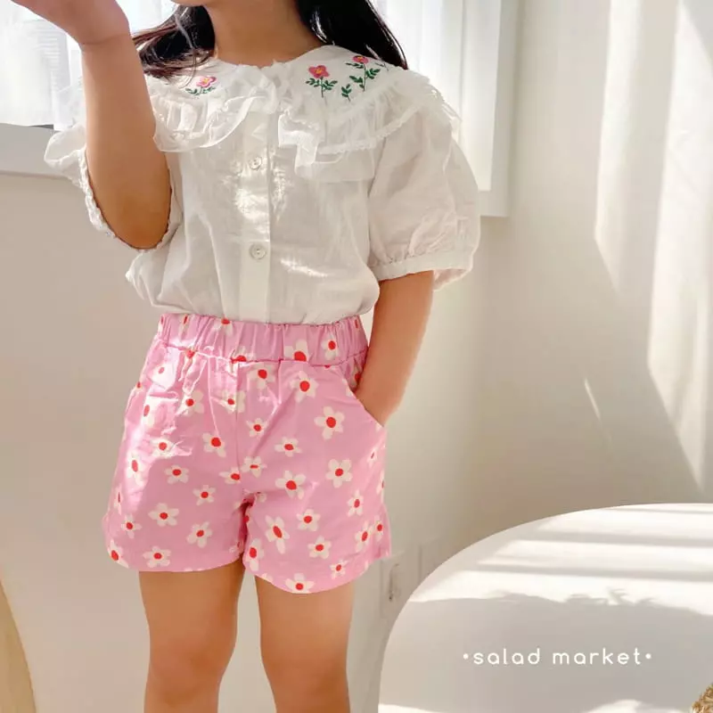Salad Market - Korean Children Fashion - #childrensboutique - Daisy Shorts - 3
