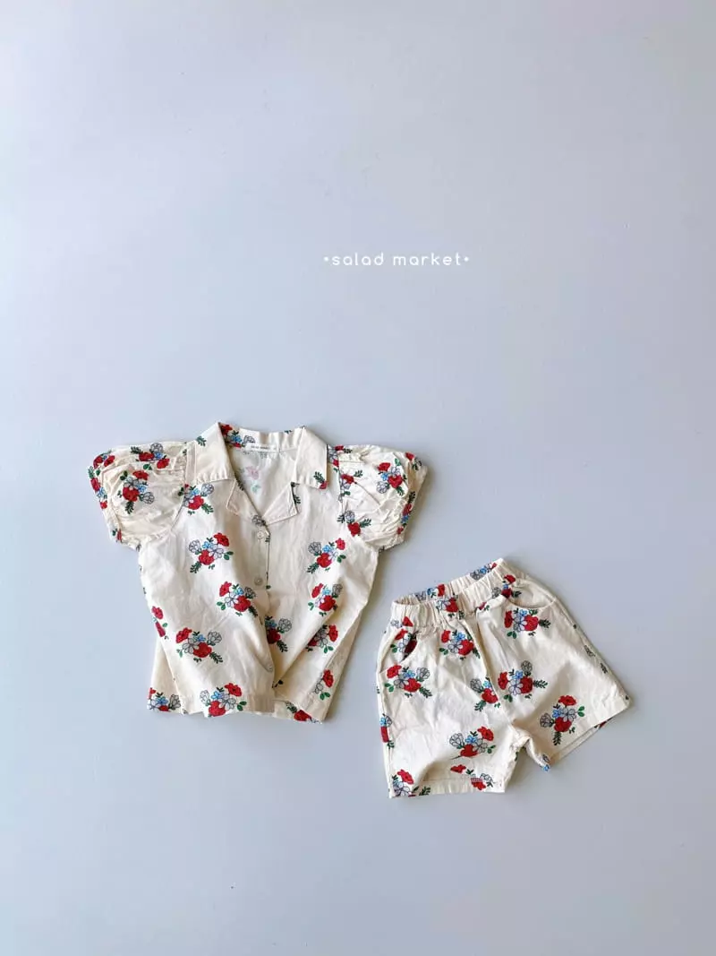 Salad Market - Korean Children Fashion - #designkidswear - Angella Top Bottom Set - 8