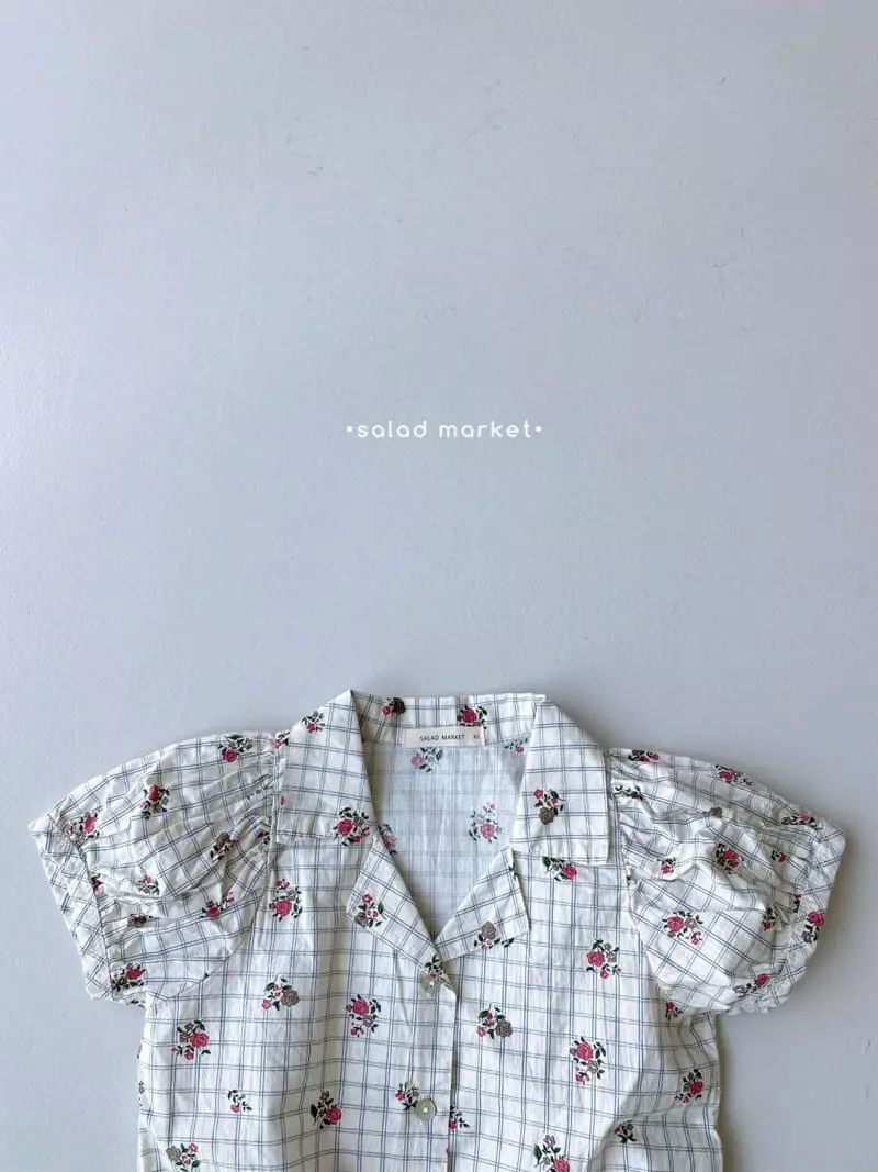 Salad Market - Korean Children Fashion - #designkidswear - Raspberry Top Bottom Set - 7
