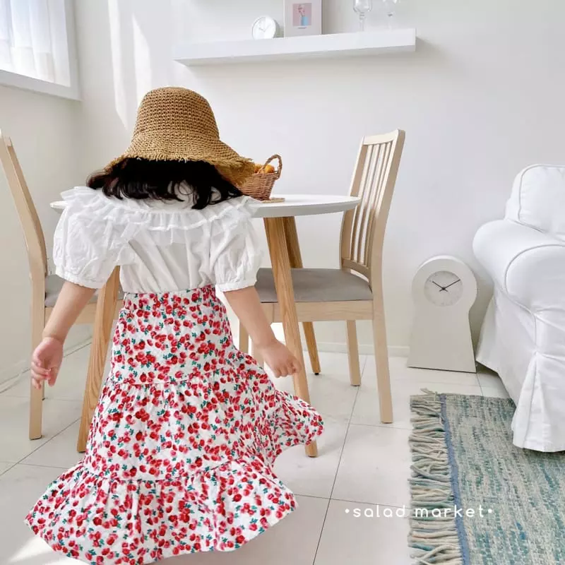 Salad Market - Korean Children Fashion - #designkidswear - Gardning Cancan Skirt - 5