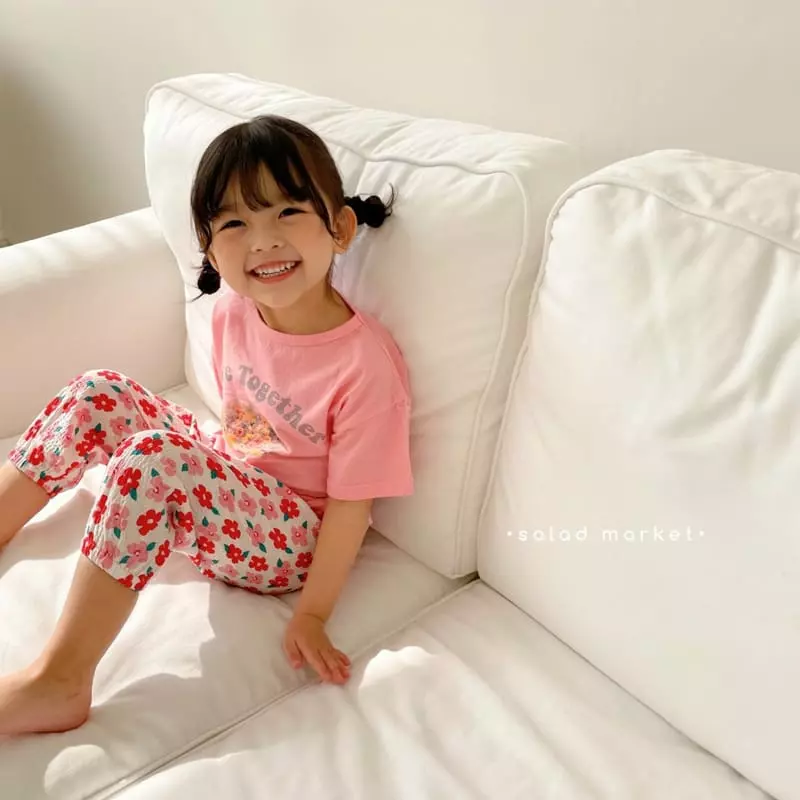 Salad Market - Korean Children Fashion - #designkidswear - Flower Pants - 11