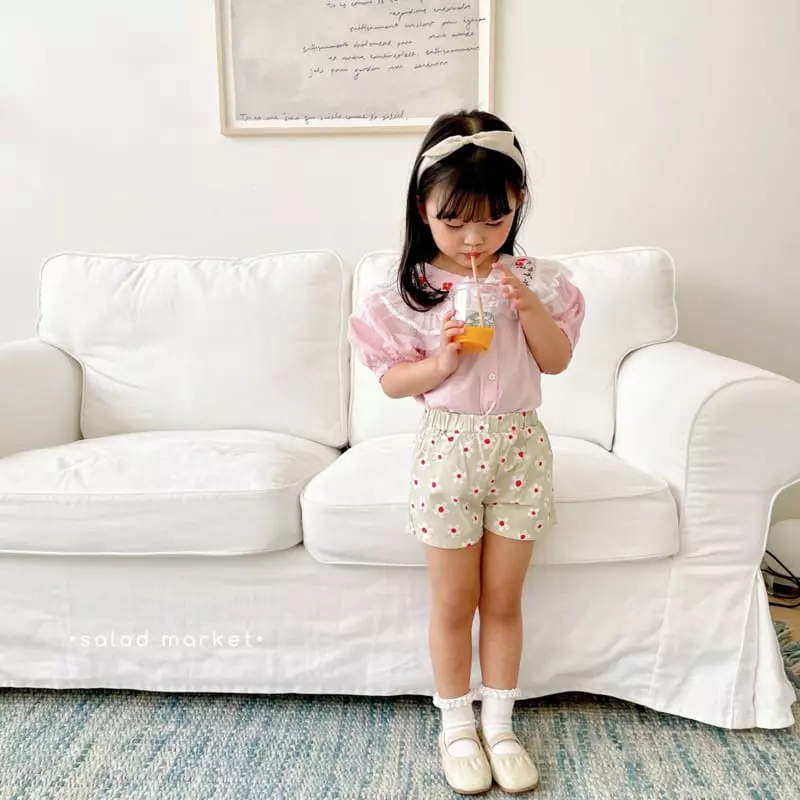 Salad Market - Korean Children Fashion - #discoveringself - Daisy Shorts - 5