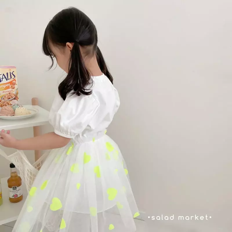 Salad Market - Korean Children Fashion - #discoveringself - Heart Tutu - 9
