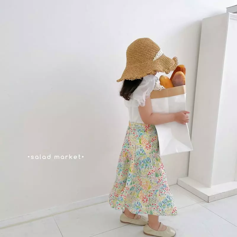 Salad Market - Korean Children Fashion - #fashionkids - Gardning Cancan Skirt - 7