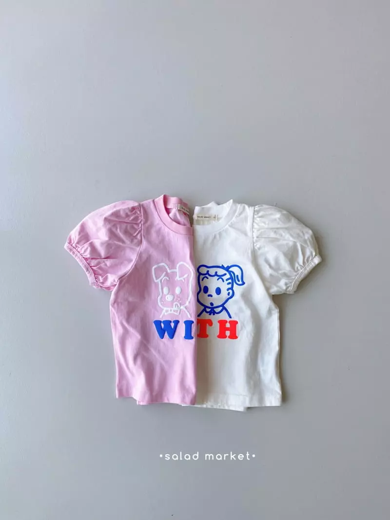 Salad Market - Korean Children Fashion - #fashionkids - U And Me Tee - 12