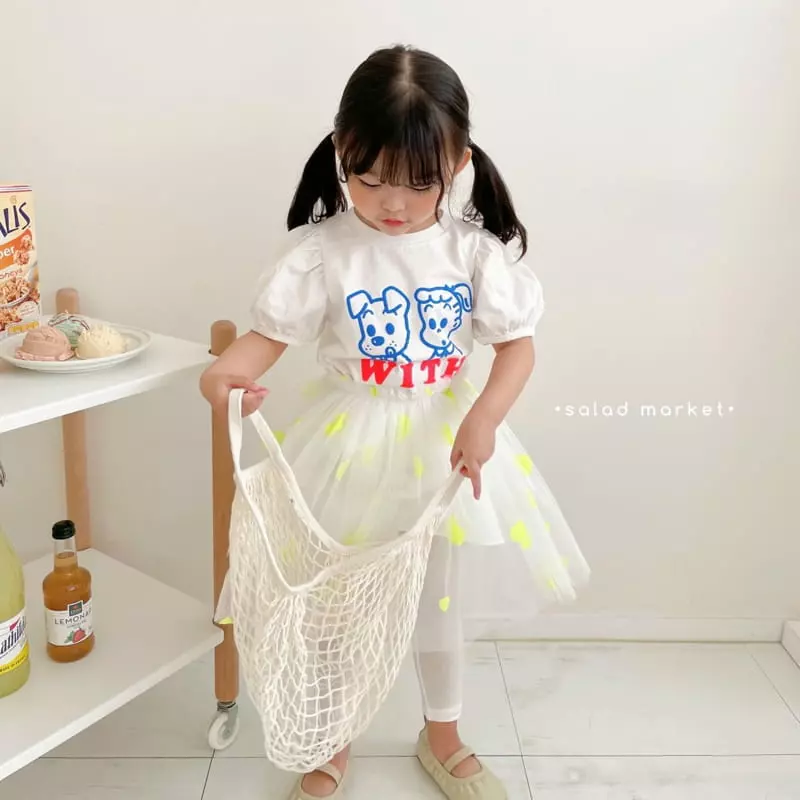 Salad Market - Korean Children Fashion - #fashionkids - Heart Tutu - 10
