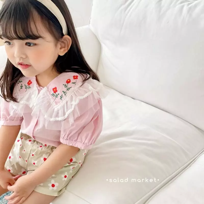 Salad Market - Korean Children Fashion - #kidsshorts - Cloi Blouse - 9