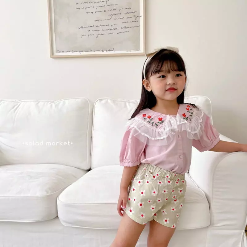 Salad Market - Korean Children Fashion - #kidsshorts - Daisy Shorts - 7
