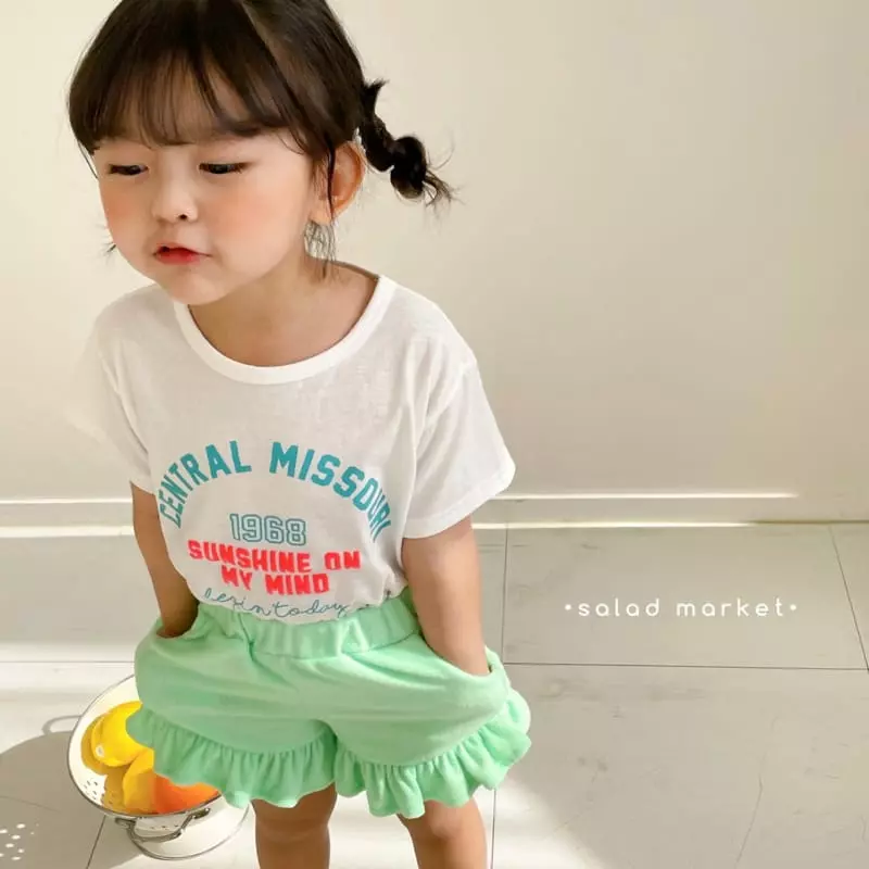 Salad Market - Korean Children Fashion - #kidsshorts - Shine Tee