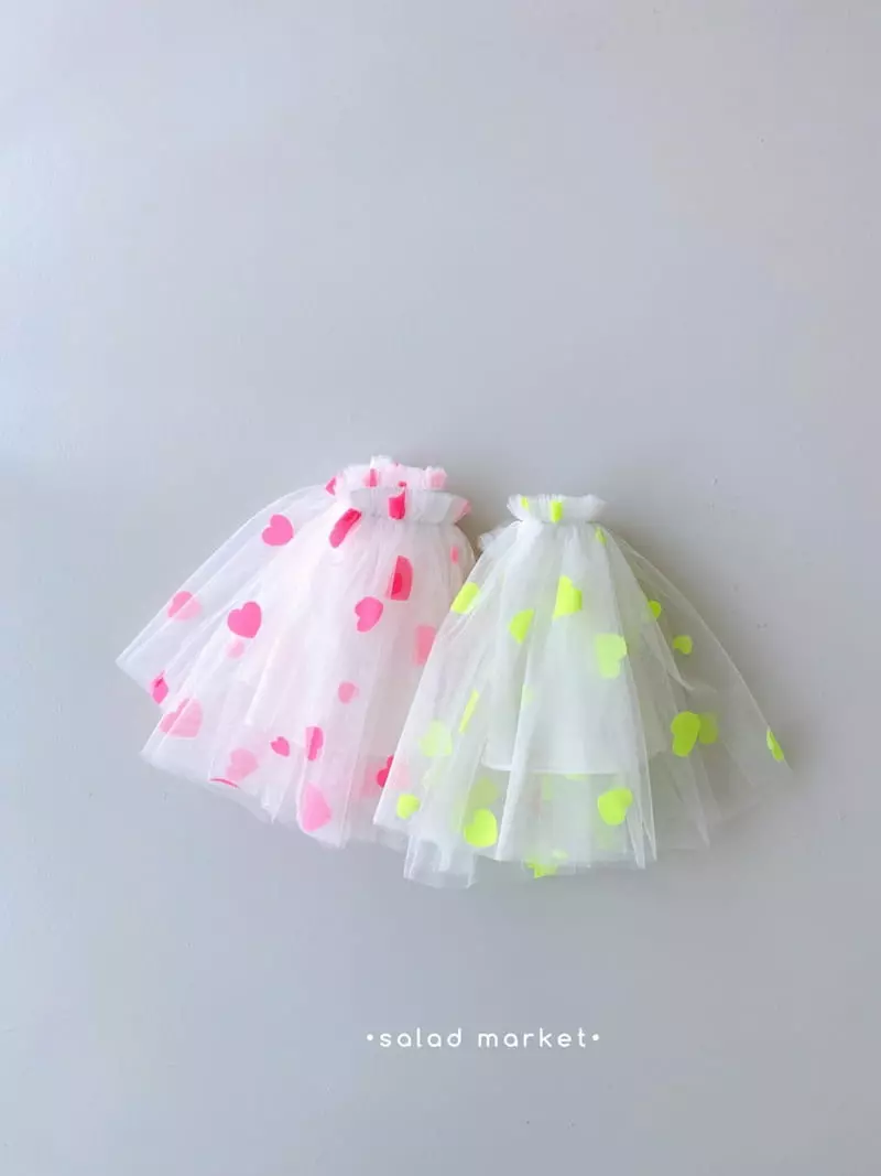 Salad Market - Korean Children Fashion - #kidsshorts - Heart Tutu - 11