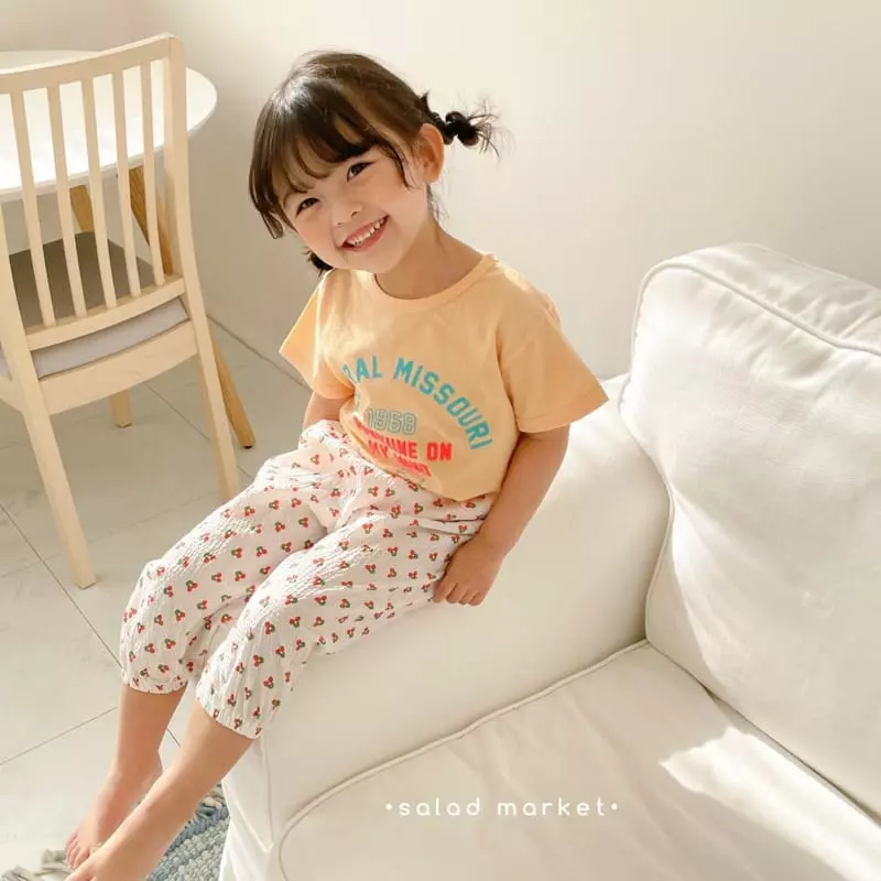 Salad Market - Korean Children Fashion - #kidzfashiontrend - Flower Pants - 2