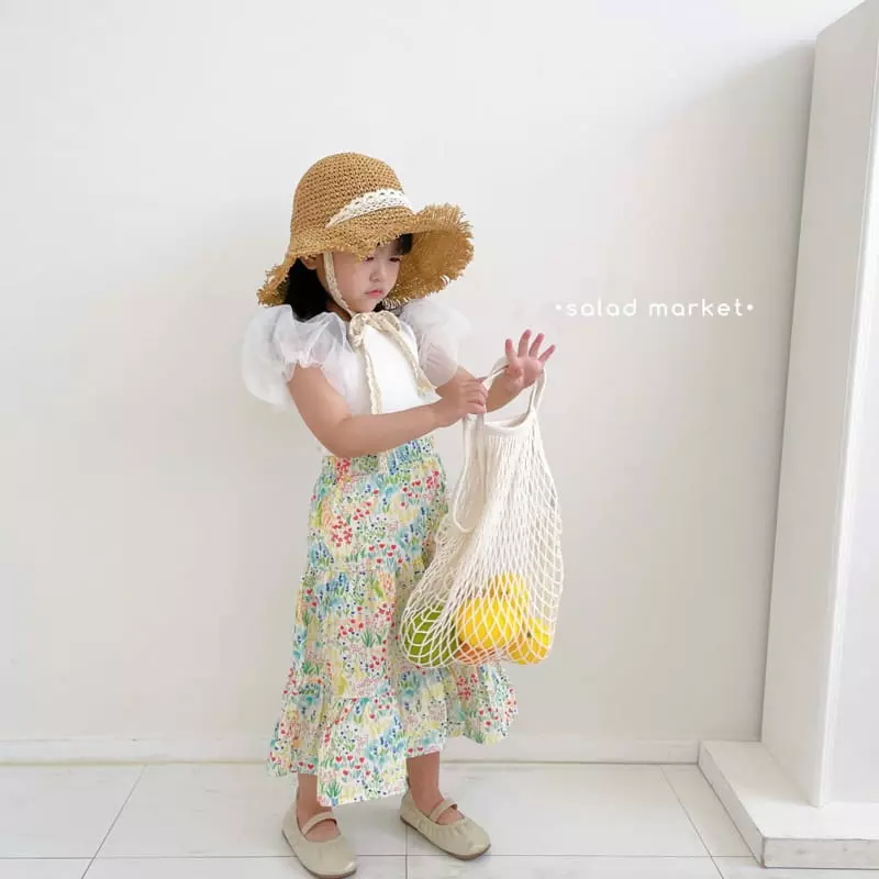 Salad Market - Korean Children Fashion - #magicofchildhood - Amelly Tee - 3