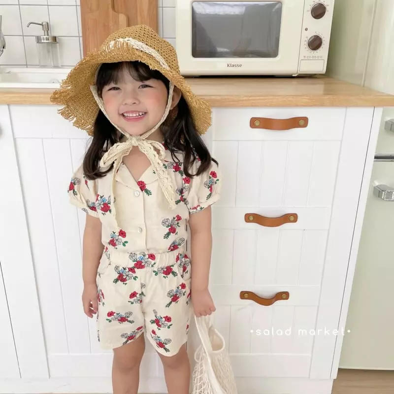 Salad Market - Korean Children Fashion - #minifashionista - Angella Top Bottom Set