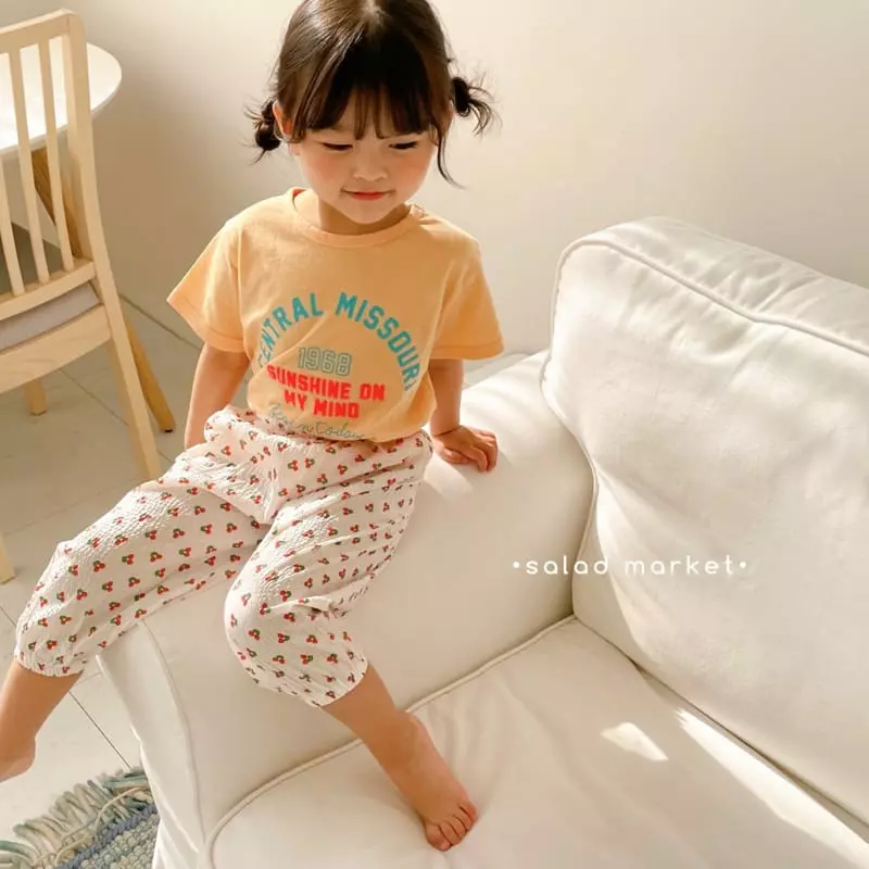 Salad Market - Korean Children Fashion - #prettylittlegirls - Shine Tee - 8