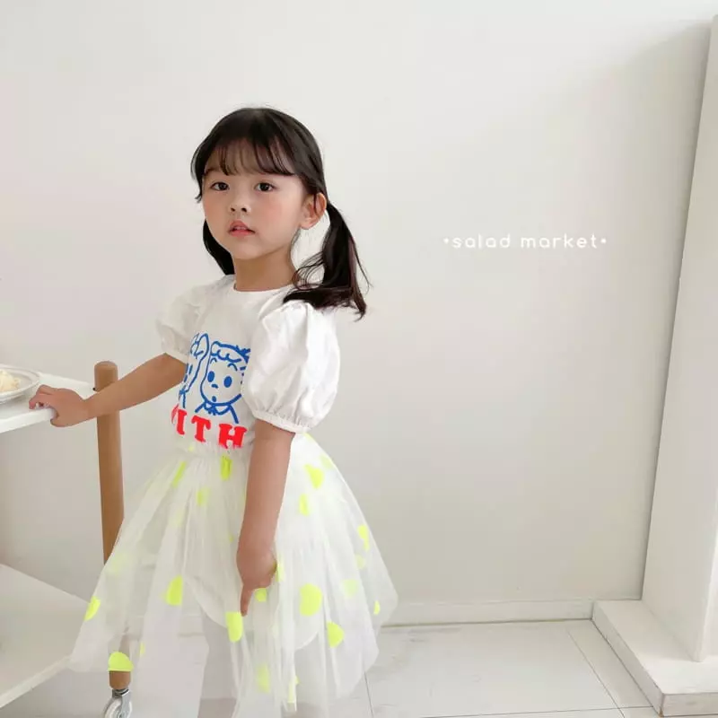 Salad Market - Korean Children Fashion - #prettylittlegirls - U And Me Tee - 6