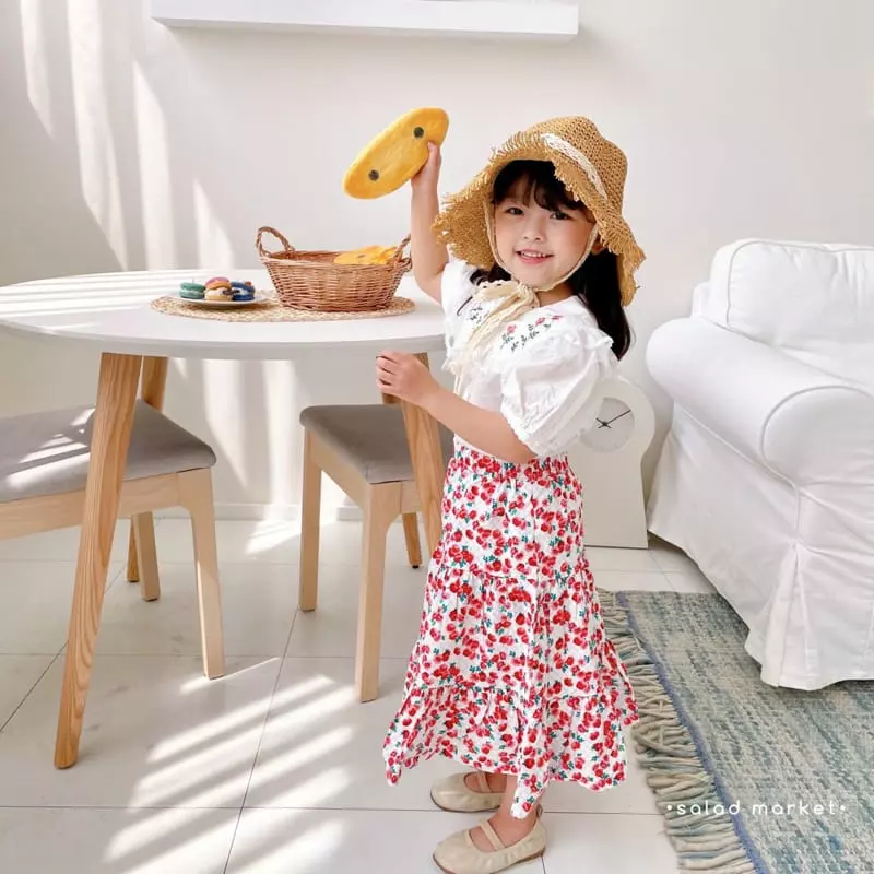 Salad Market - Korean Children Fashion - #stylishchildhood - Gardning Cancan Skirt - 2