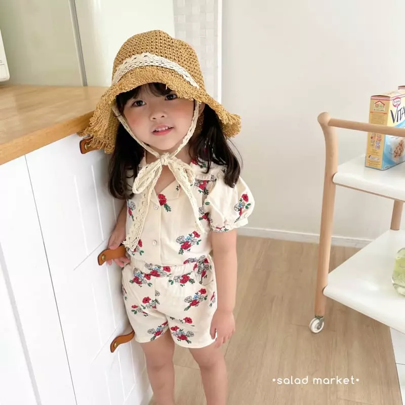 Salad Market - Korean Children Fashion - #todddlerfashion - Angella Top Bottom Set - 4
