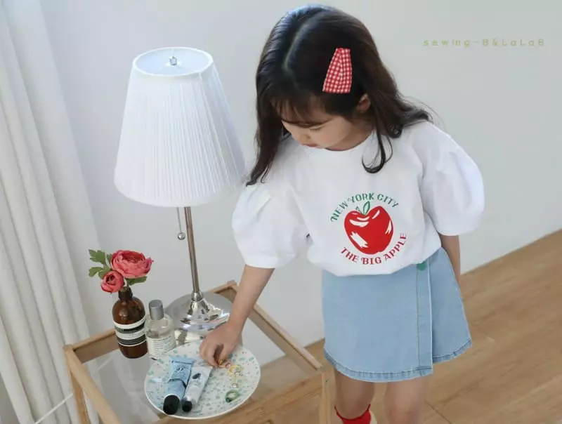 Sewing-B - Korean Children Fashion - #Kfashion4kids - Apple Tee - 7