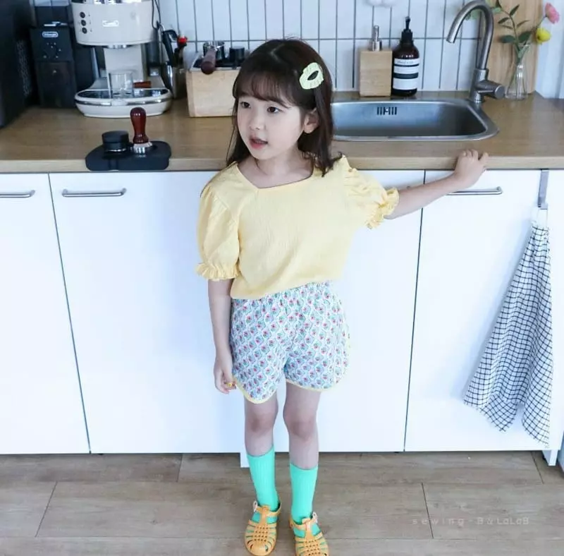 Sewing-B - Korean Children Fashion - #fashionkids - Square Tee - 2