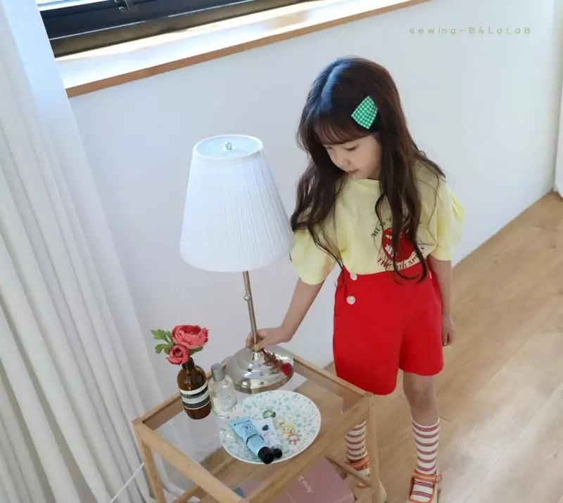 Sewing-B - Korean Children Fashion - #fashionkids - Apple Tee - 3