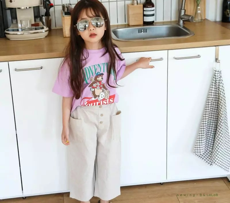 Sewing-B - Korean Children Fashion - #kidsshorts - Teddy Bear Tee - 6