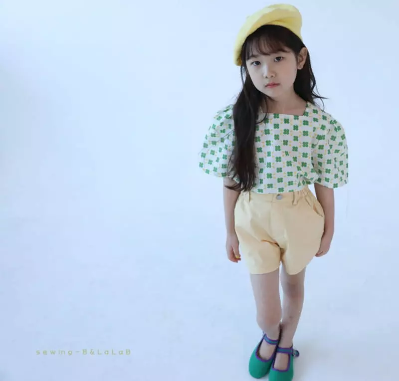 Sewing-B - Korean Children Fashion - #kidsshorts - Cherry Blossom Blouse - 6