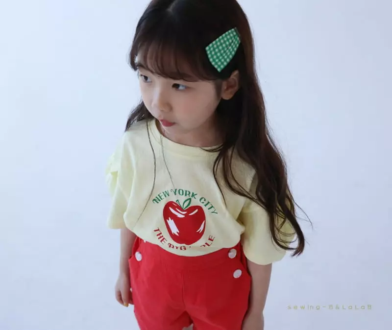 Sewing-B - Korean Children Fashion - #fashionkids - Apple Tee - 4