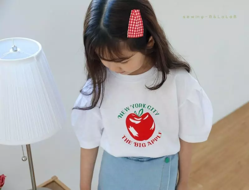 Sewing-B - Korean Children Fashion - #littlefashionista - Apple Tee - 8