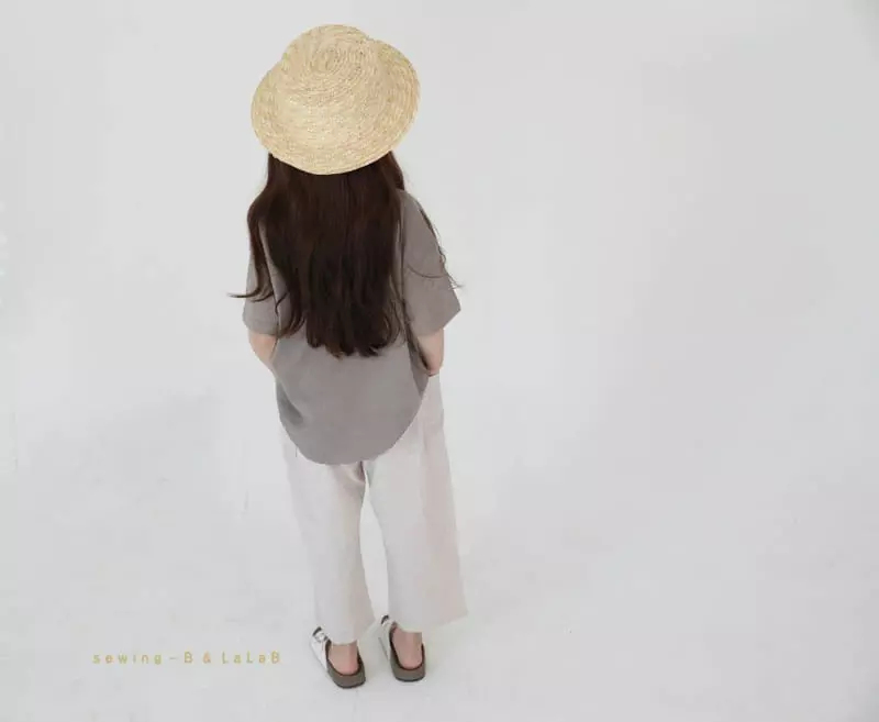Sewing-B - Korean Children Fashion - #prettylittlegirls - Pocket Linen Pants - 6