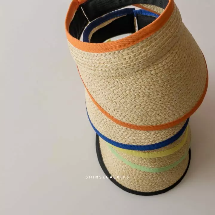 Shinseage Kids - Korean Children Fashion - #Kfashion4kids - Raphia Neon Sun Cap
