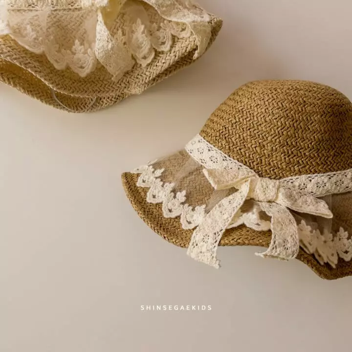 Shinseage Kids - Korean Children Fashion - #childrensboutique - Mesh Lace Bucket Hat - 6