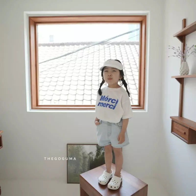 Shinseage Kids - Korean Children Fashion - #childrensboutique - Semi Vintage Denim Shorts - 3