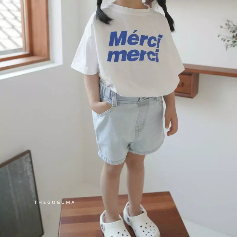 Shinseage Kids - Korean Children Fashion - #discoveringself - Semi Vintage Denim Shorts - 5