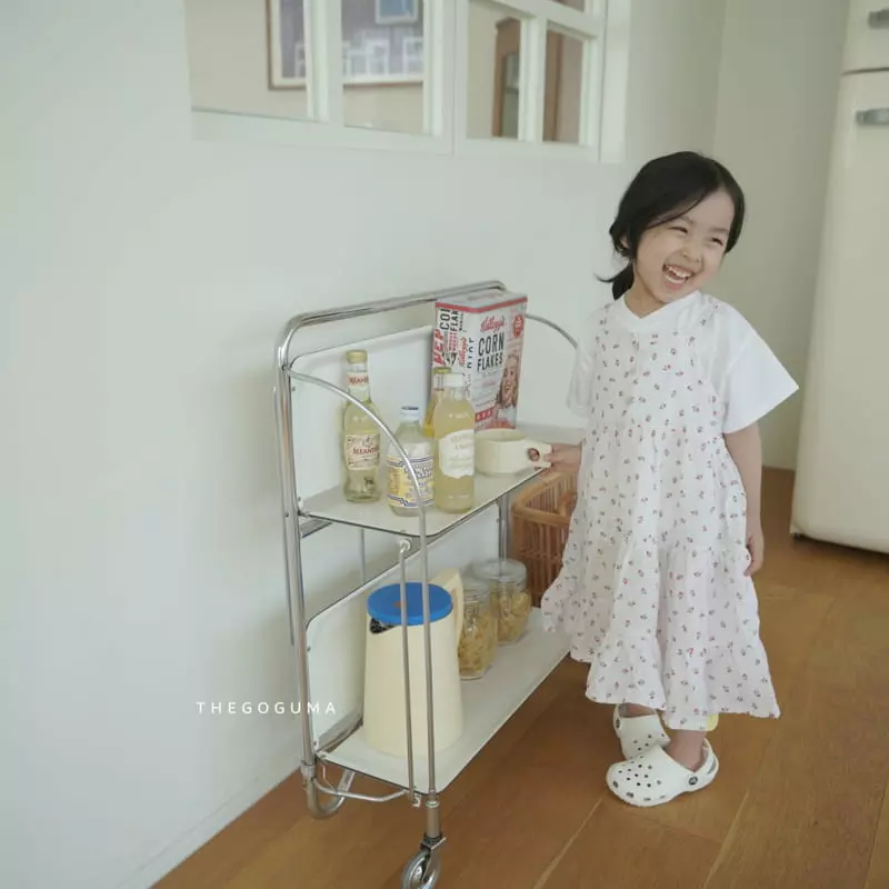 Shinseage Kids - Korean Children Fashion - #fashionkids - Cherry String One-piece - 2