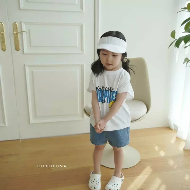 Shinseage Kids - Korean Children Fashion - #kidsshorts - Welcome Tee