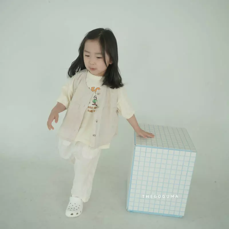 Shinseage Kids - Korean Children Fashion - #littlefashionista - Square Denim Vest