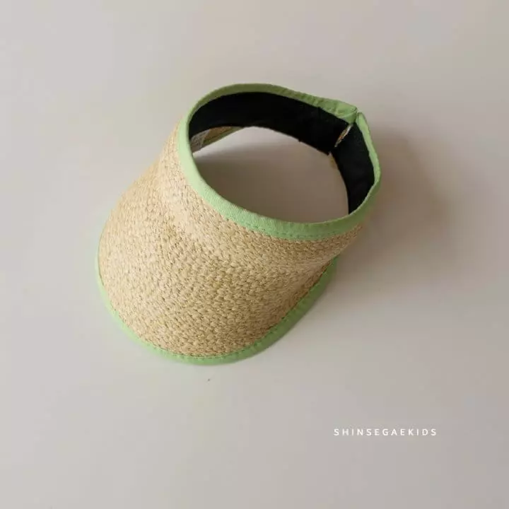 Shinseage Kids - Korean Children Fashion - #littlefashionista - Raphia Neon Sun Cap - 2