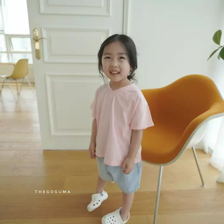 Shinseage Kids - Korean Children Fashion - #magicofchildhood - V Neck Tee - 2