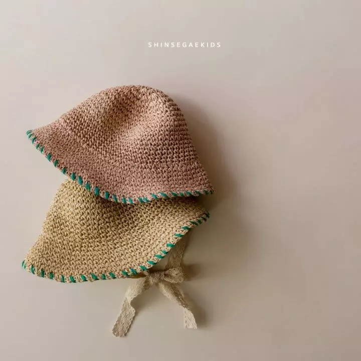 Shinseage Kids - Korean Children Fashion - #minifashionista - Stitch Lace Bucket Hat - 4