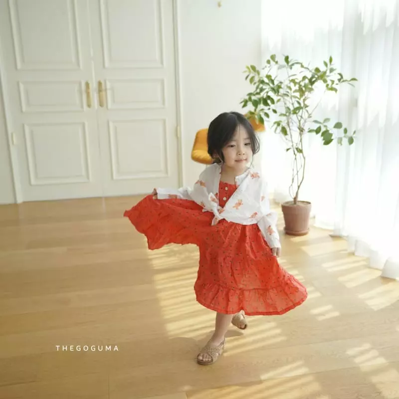 Shinseage Kids - Korean Children Fashion - #prettylittlegirls - Cherry String One-piece - 10