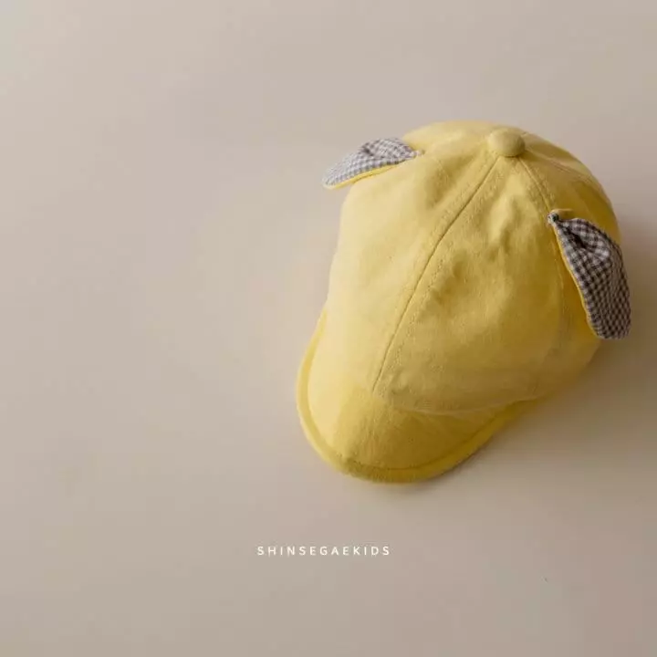 Shinseage Kids - Korean Children Fashion - #prettylittlegirls - Check Ears Hat - 4