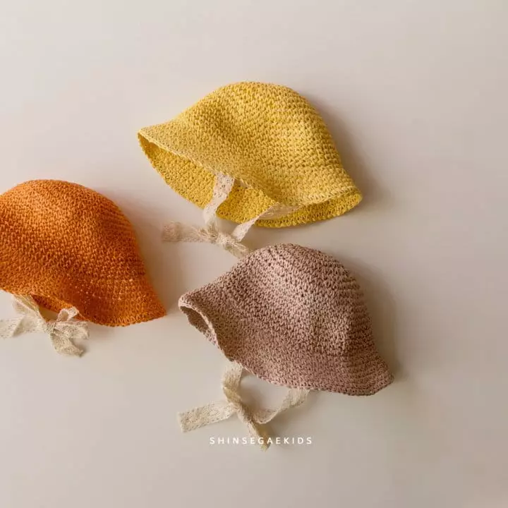 Shinseage Kids - Korean Children Fashion - #todddlerfashion - Muzi Lace String Bucket Hat