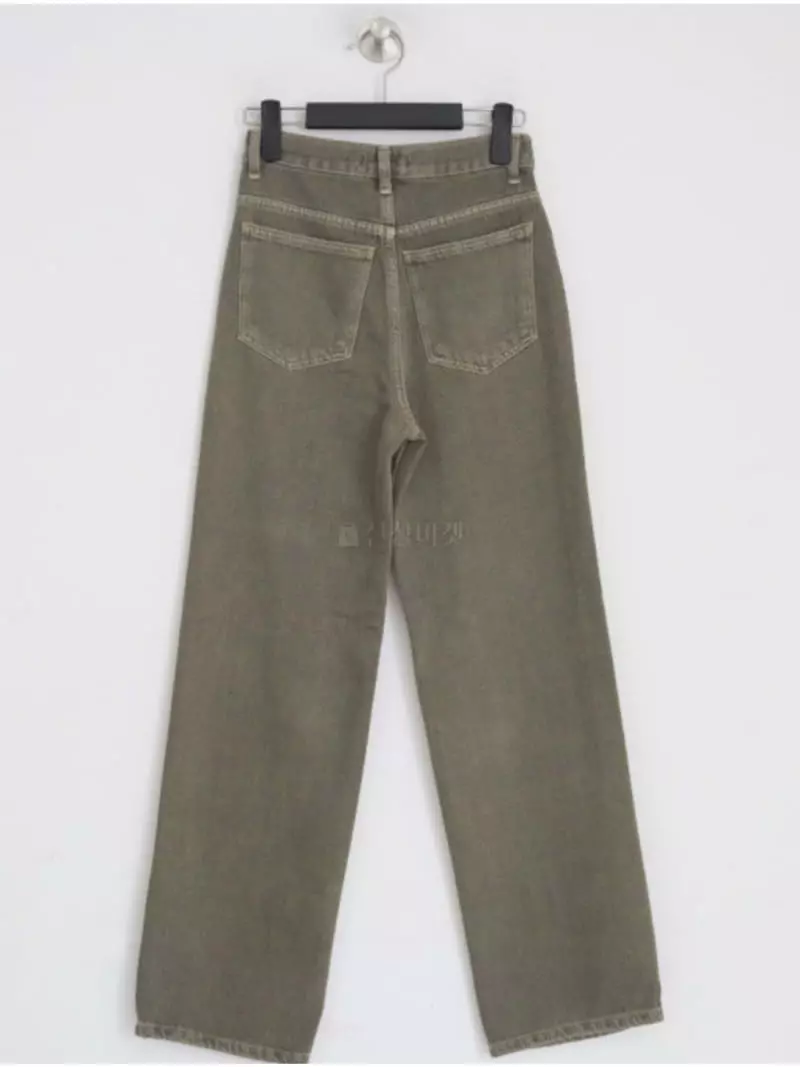 Sllow - Korean Women Fashion - #momslook - Pigment Jeans - 6