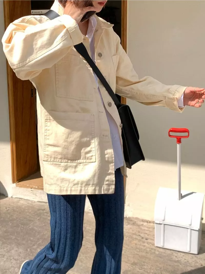 Sllow - Korean Women Fashion - #momslook - Canvers Michigan Jacket - 7