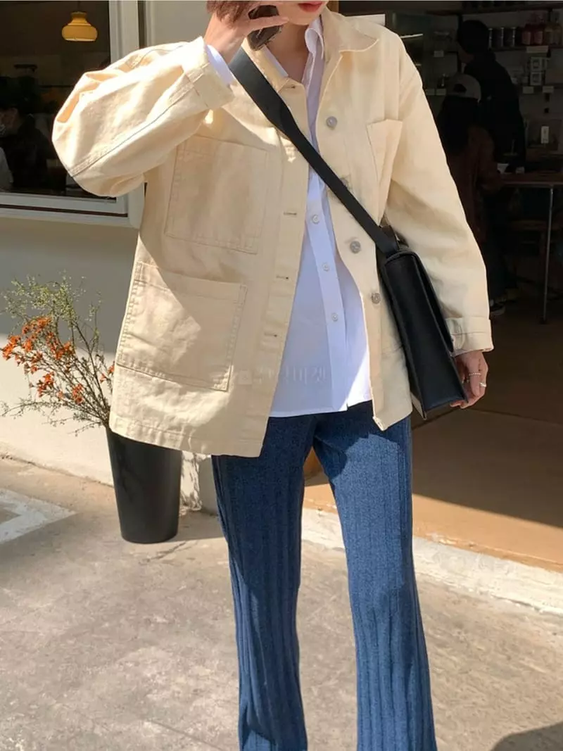 Sllow - Korean Women Fashion - #momslook - Canvers Michigan Jacket - 9