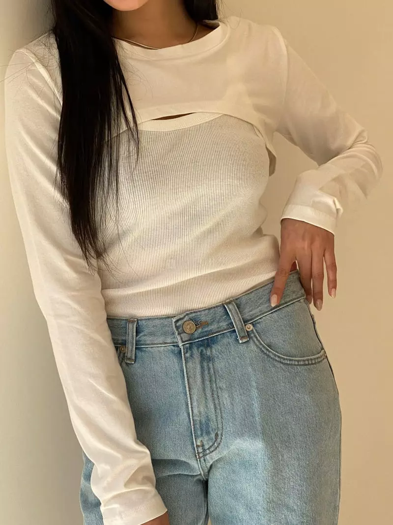 Sllow - Korean Women Fashion - #womensfashion - Easy Bolero Top - 4