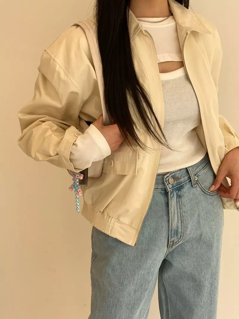 Sllow - Korean Women Fashion - #momslook - Urban Bonber Jacket - 3