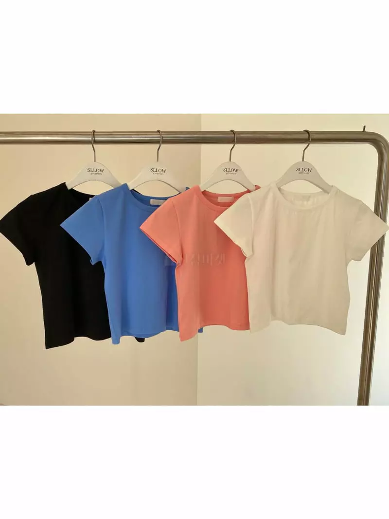 Sllow - Korean Women Fashion - #momslook - Slower Babay Tee