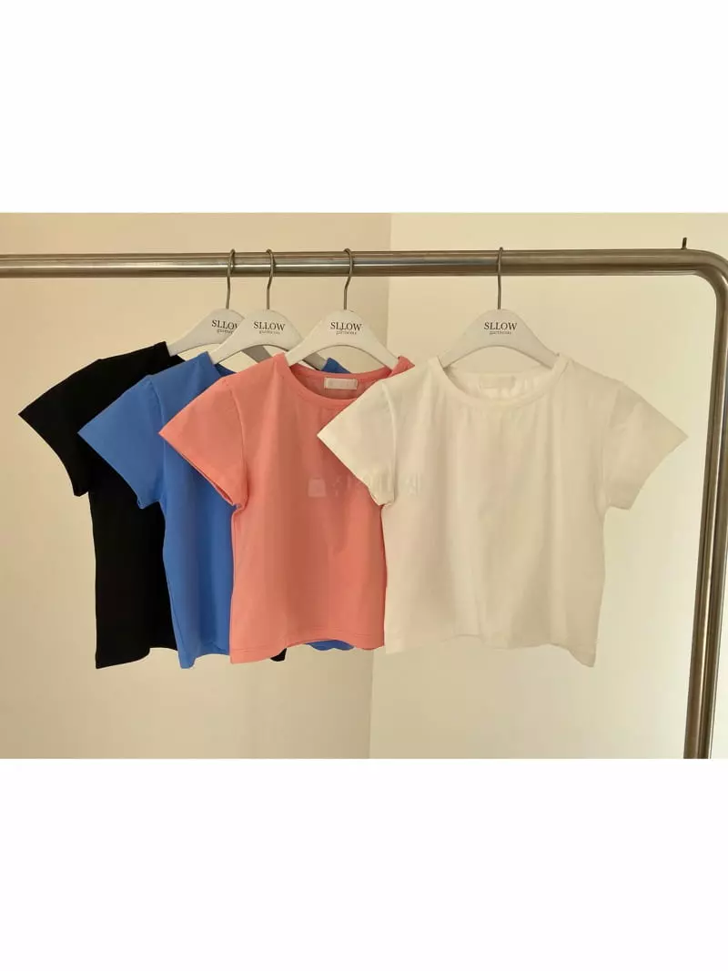 Sllow - Korean Women Fashion - #momslook - Slower Babay Tee - 2